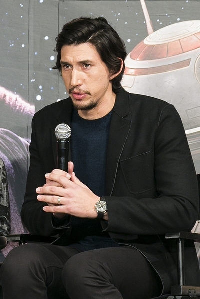 Actor Adam Driver speaks during a press conference for the movie ''Star Wars: The Force Awakens'' in downtown Tokyo on December 11, 2015. Abrams said that in the new movie the planet Takodana's name is taken from Takadanobaba district in Tokyo, as a memorial to his first time in Japan. The movie is set for worldwide release on December 18th and opens across Japan simultaneously at 18:30 on that day. (Photo by Rodrigo Reyes Marin/AFLO)