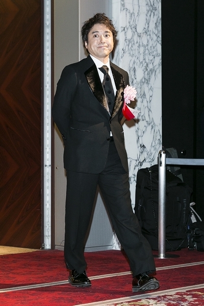 ムロツヨシ/Tsuyoshi Muro, Dec 16, 2015 : Actor Tsuyoshi Muro attends the 40th Hochi Film Awards on December 16, 2015, Tokyo, Japan. The Hochi Film Awards are annual film-specific prizes awarded by the Japanese Sports Hochi newspaper. (Photo by Rodrigo Reyes Marin/AFLO)