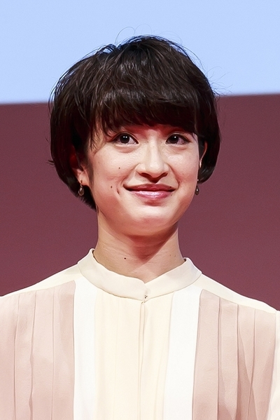門脇麦/Mugi Kadowaki, Apr 27, 2016 : Japanese actress Mugi Kadowaki attends the stage greeting for the movie Wolf Girl and Black Prince at Tokyo International Forum on April 27, 2016, Tokyo, Japan. The film is based on the Japanese manga series written by Ayuko Hatta which has already been adopted into a drama and TV anime. It will hit theatres across Japan on May 28. (Photo by Rodrigo Reyes Marin/AFLO)